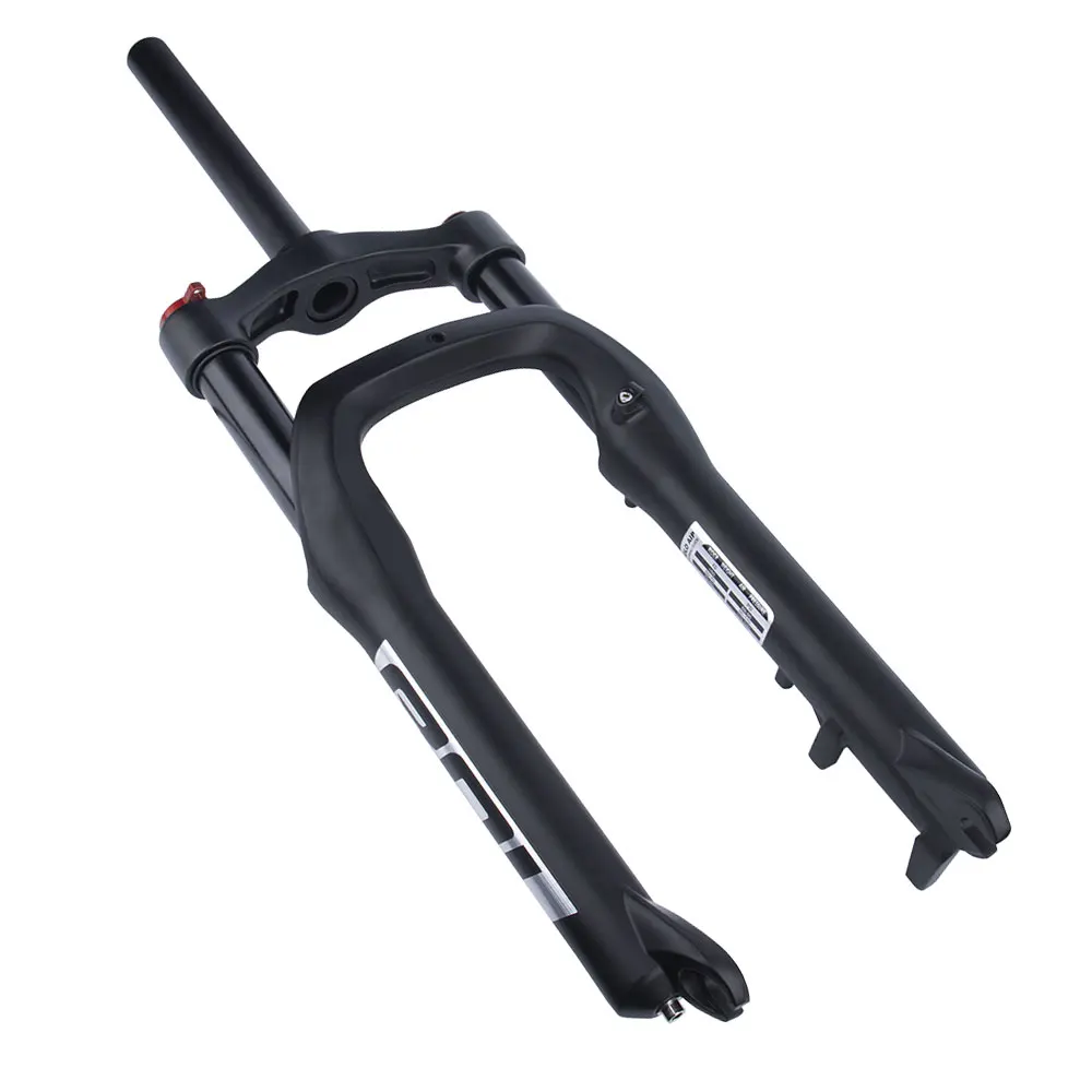 20*4.0 Snow Bicycle Front Fork Magnesium Alloy Hook MTB Fork Suspension Air Fork For Straight Tube Mountain Bike Frame