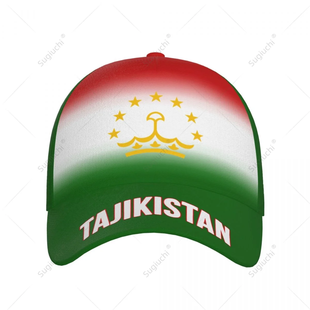 Unisex Baseball Cap Hat Tajikistan Flag Gradient Color 3D Printing for Tennis Outdoor Bike Bicycle Golf Baseball Sports Fans
