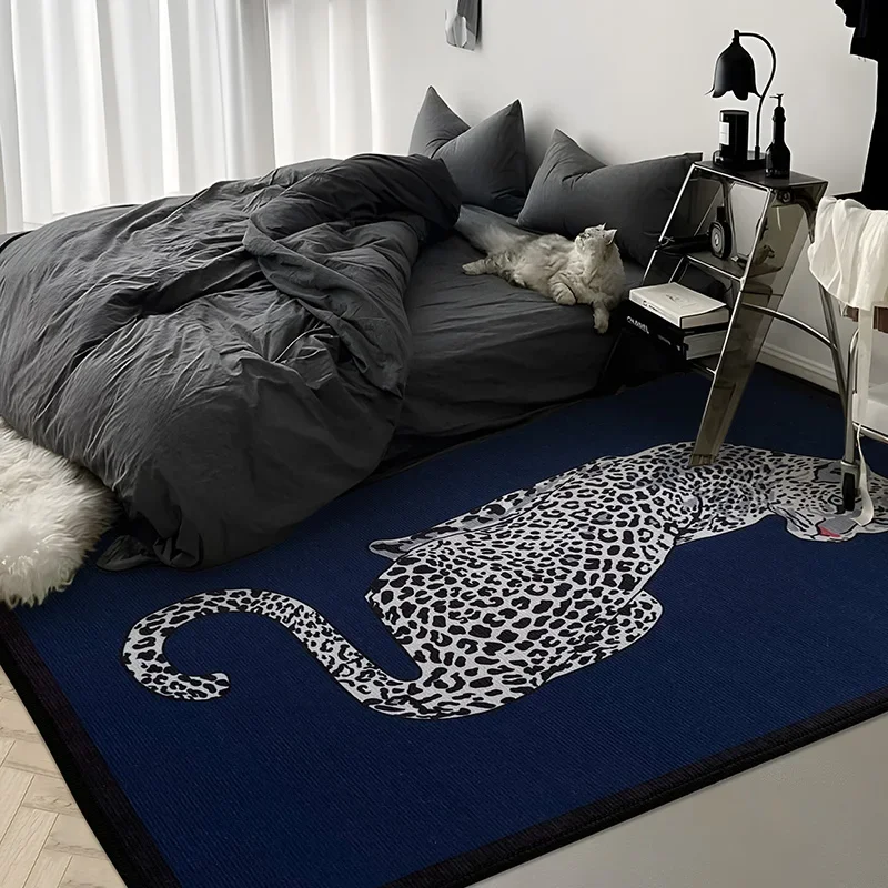 Leopard Rug for Living Room Bedroom Non-slip Panther Carpet  Large Area Rugs Home Decor Floor Mat  Alfombra Habitación 호피 카펫