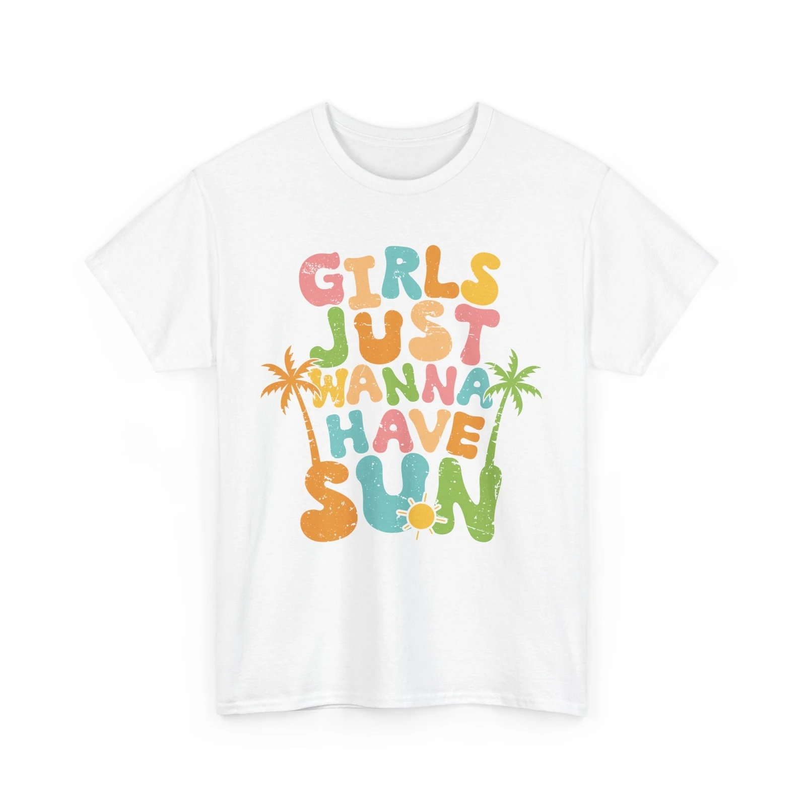 

Beach Vibes T-Shirt | Summer Ocean Waves Tee | GIRLS JUST WANNA HAVE SUN Shirt