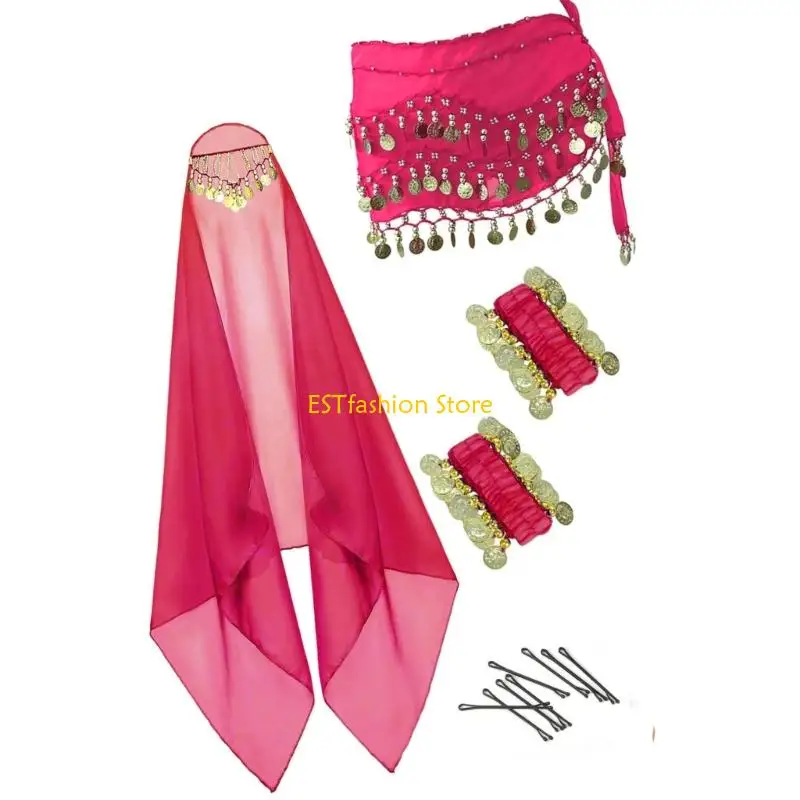 

Наряд для выступлений на сцене Y5GC с тканью, устойчивой к морщинам, и подходящей вуалью