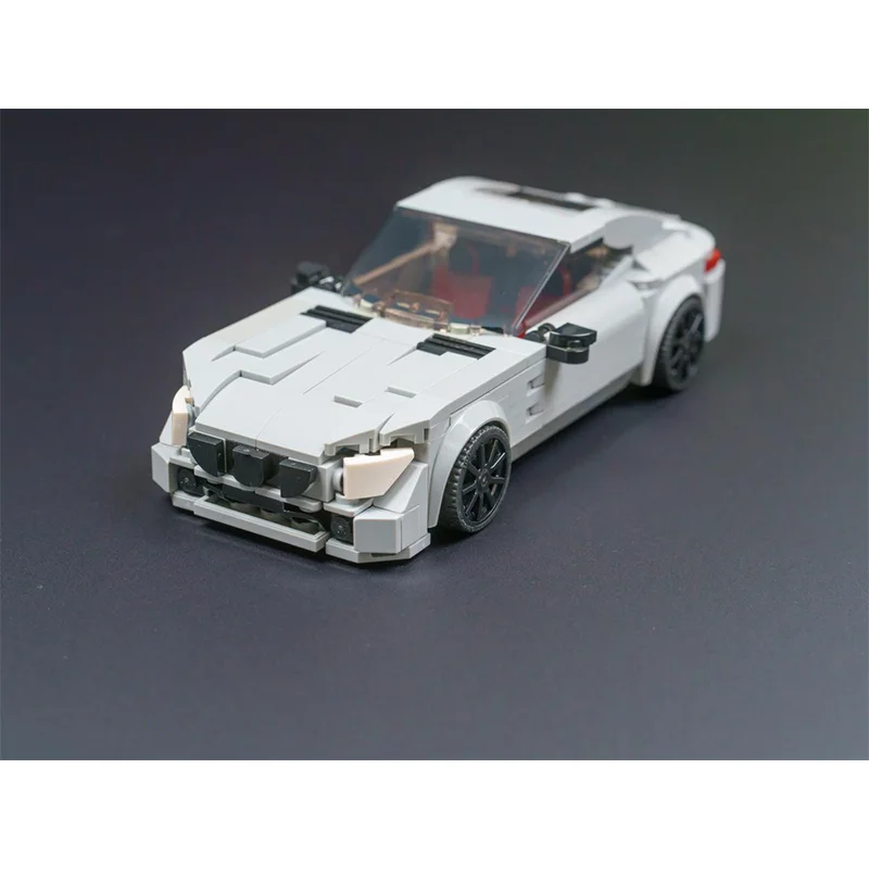 Bloques de construcción Moc AMG GTS City Car Speed Champion, coche clásico, modelo de carreras de ladrillos, regalo de juguete para niños