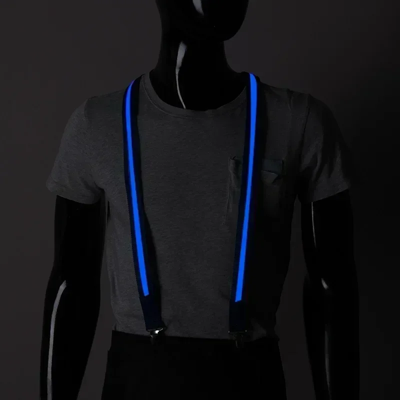 La correa para el hombro emisora de luz LED es adecuada tanto para hombres como para mujeres y es perfecta para bodas, conciertos, etc.