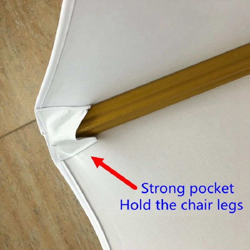 Stuhlbezug, Spandex, Hochzeit, universell, dehnbar, elastisch, für Geburtstagsfeier, Hotel, Bankett, Esszimmer, waschbar, dick, Qualität – Detail 3