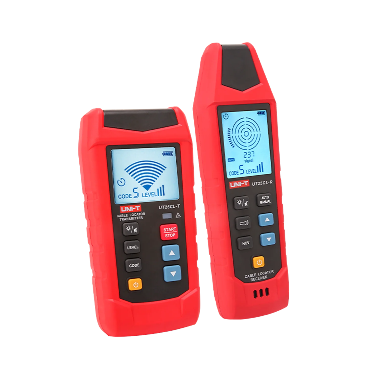 Imagem -03 - Localizador de Cabo de Mão Ncv Teste Elétrico sem Contato Detector de Segurança Elétrica Rastrear Caminhos de Cabo Subterrâneo Uni-t-ut25cl