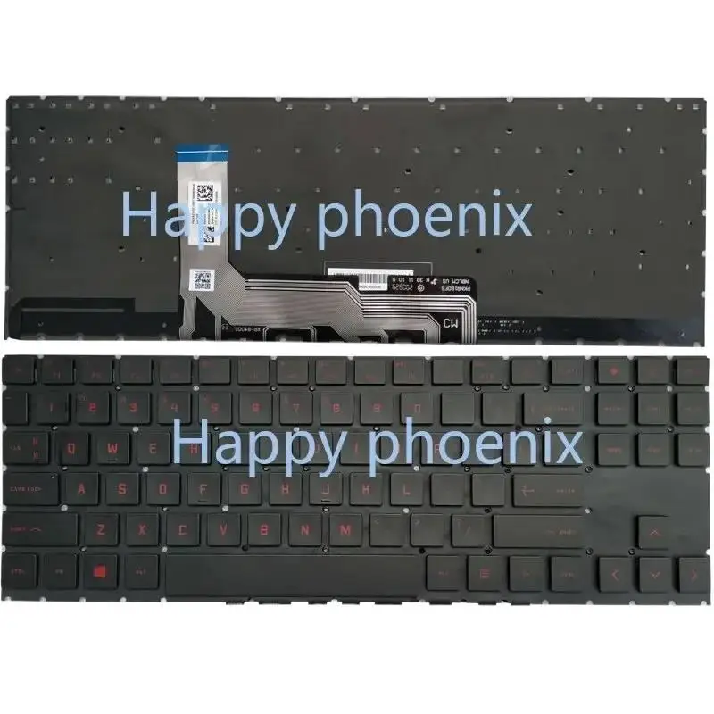 

New Backlit US Keyboard For HP OMEN 15-EN Series 15-EK TPN-Q238 TPN-Q236 Laptop English Layout With Backlight ==