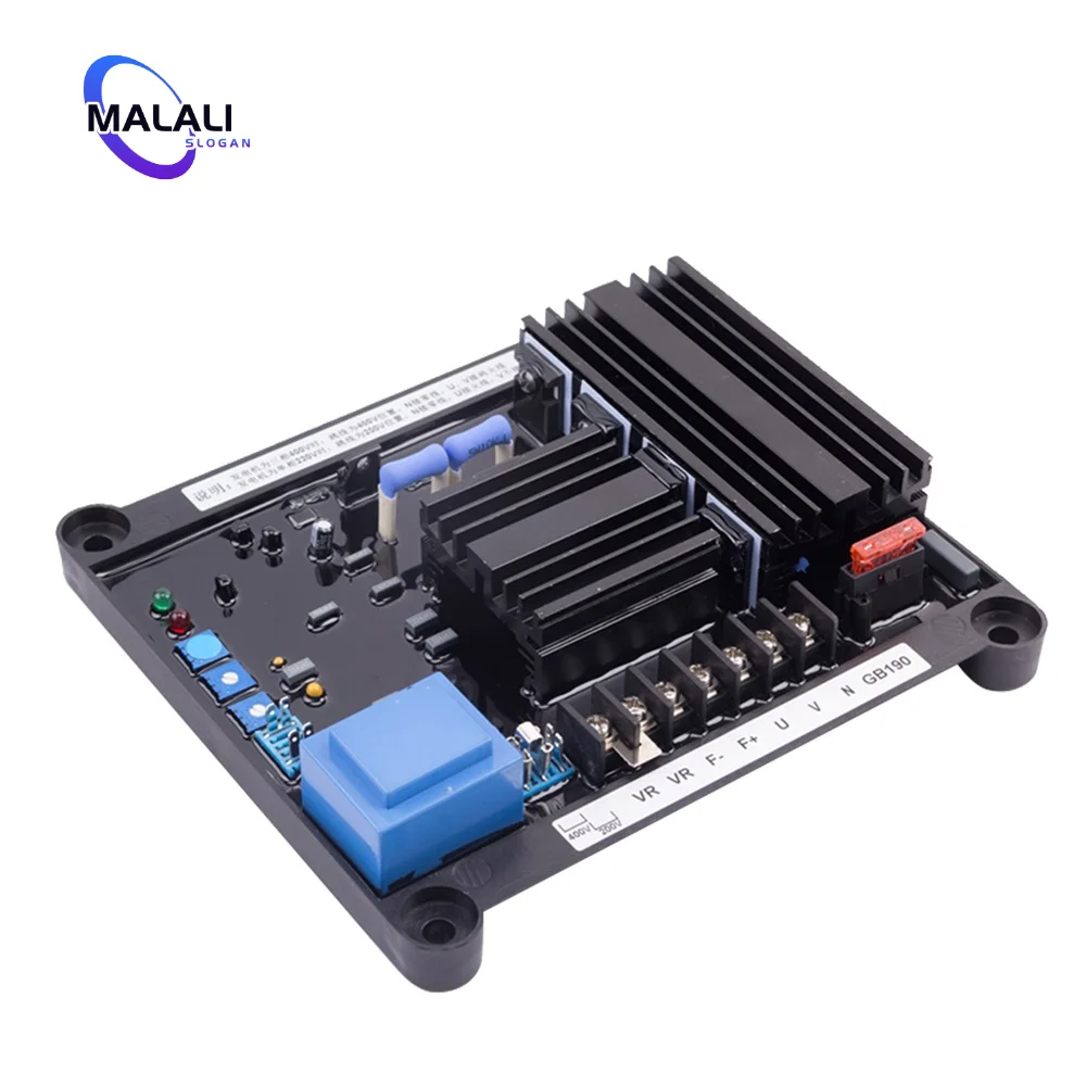 

GB190 AVR Brush Generator Automatic Voltage Regulator 20A Full Wave Excitation Stabilizer module AC 220V 380V Universal