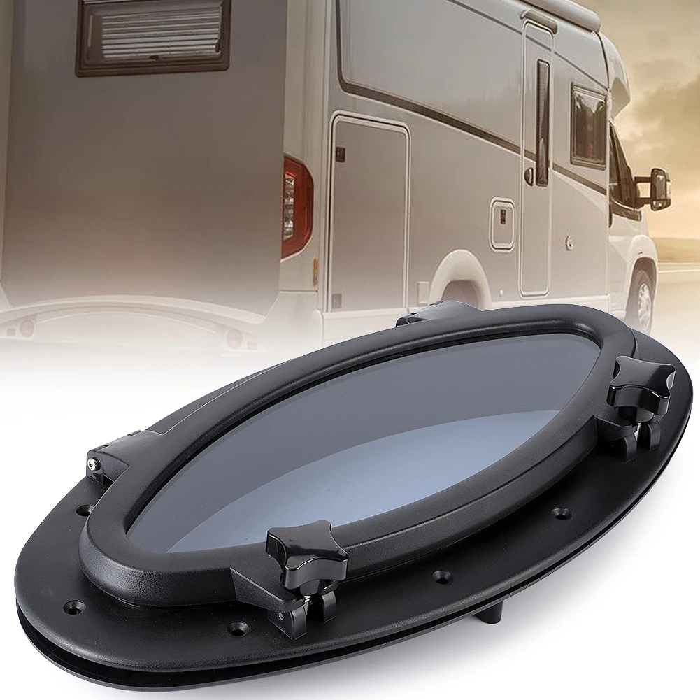 

Anti Aging Anti Ultraviolet Oval Porthole 410x220 Portlight Window Port Hole Glass for Marine Boat Yacht RV