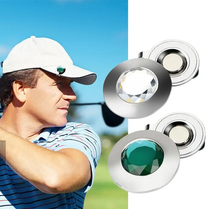 Golf Marker Magnetic Caps Clip Caps Hat Divot Tool Accessories Removable Attaches Easily To Mark Golf Value Gifts For Hat Belt