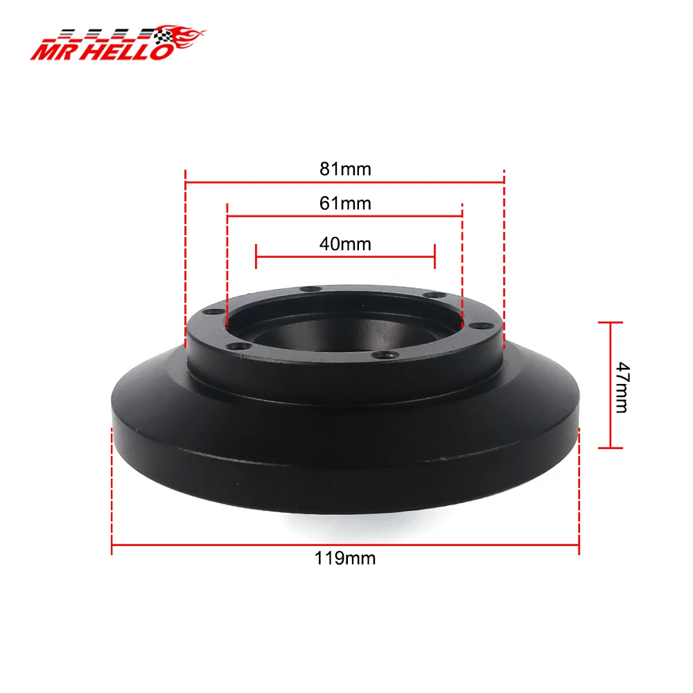 E46H Aluminum Steering Wheel Short Hub Adapter Quick Release Boss Kit for BMW Z4 Z4M E85 2001-2006