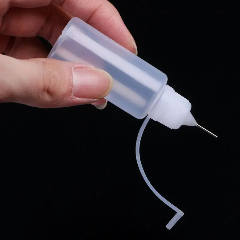 Precision Tip Applicator Bottle Translucent Glue Bottle for Alcohol Ink Craft