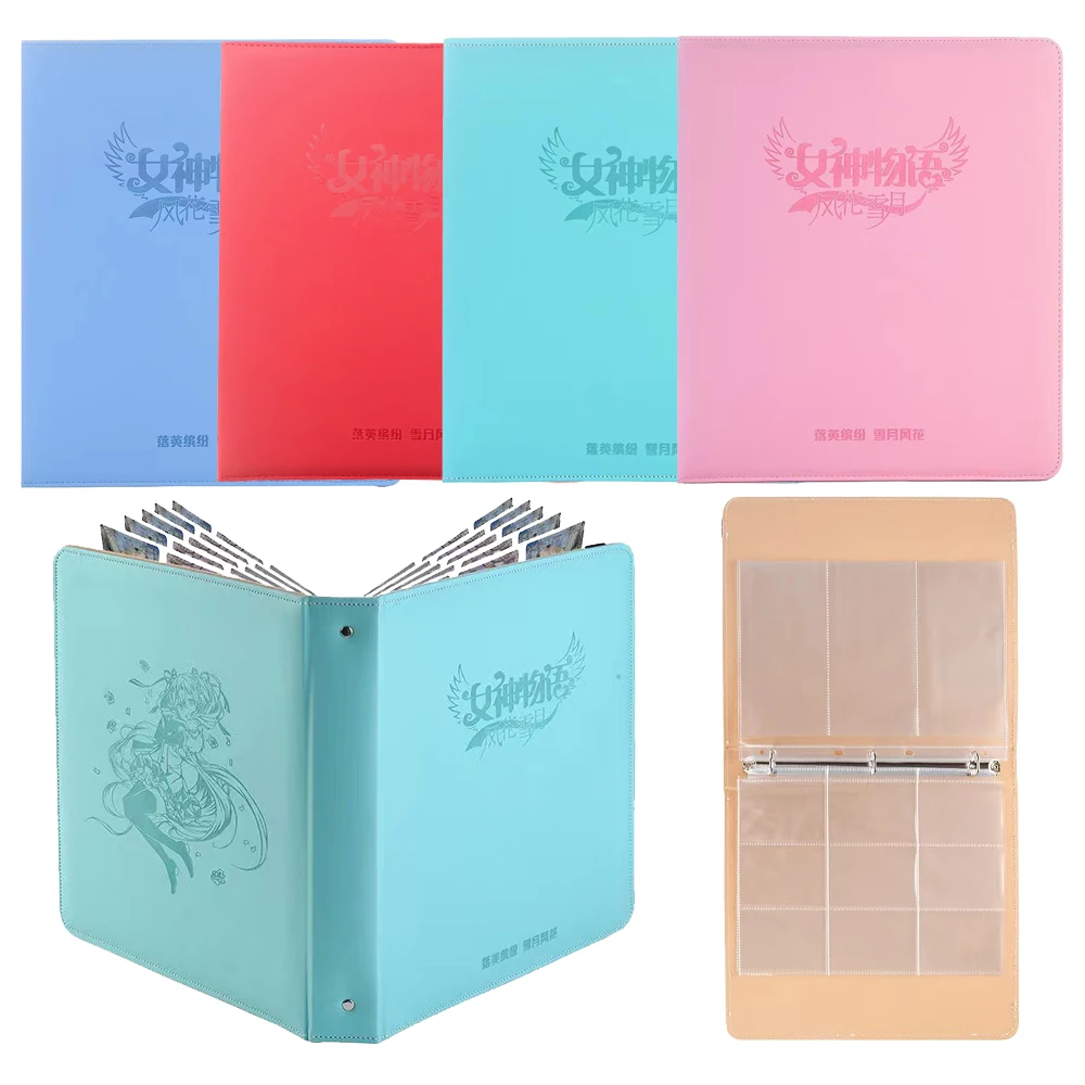 

Card Binder Goddess Story Pocket Holder Binders Albums for Board Game Card Book Sleeve Holder