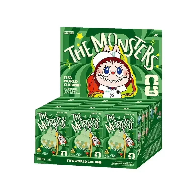 

POP MART Labubu Monsters FIFA Series Mini Pendant Lamp Mystery Box Blind Box Collectible Home Decor Figurine