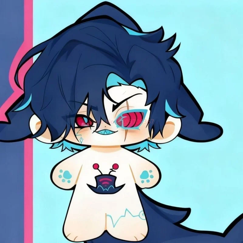 

New 20cm Vox Hazbin Hotel Plush Doll Cute Anime Peripherals Toy Birthday Christmas Gift