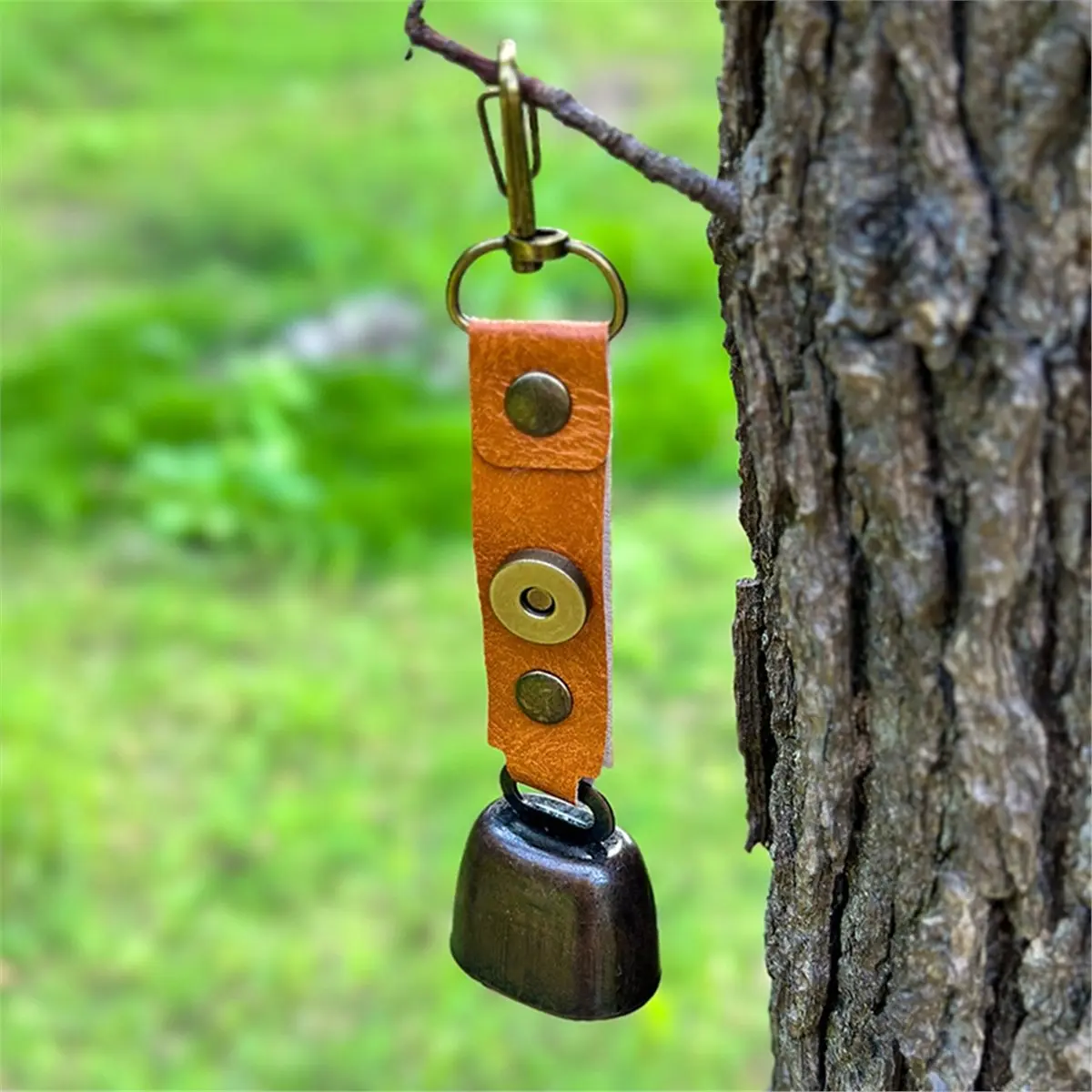 New Tool Vintage Bear Bell Loud Warning Bells for Hiking and Camping Accessories - Pet Safety and Crafts Black