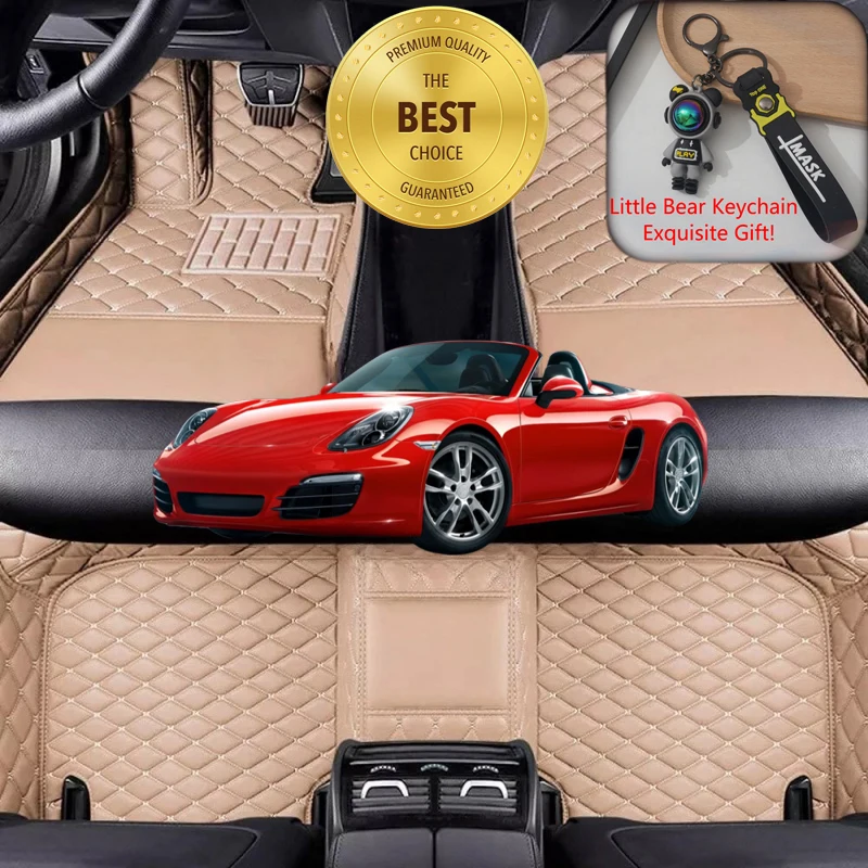 Customized Fit for Porsche Boxster Convertible 2000-2025 Car Floor Mats Car Accessories Auto Carpet Mats Left/Right-hand Drive