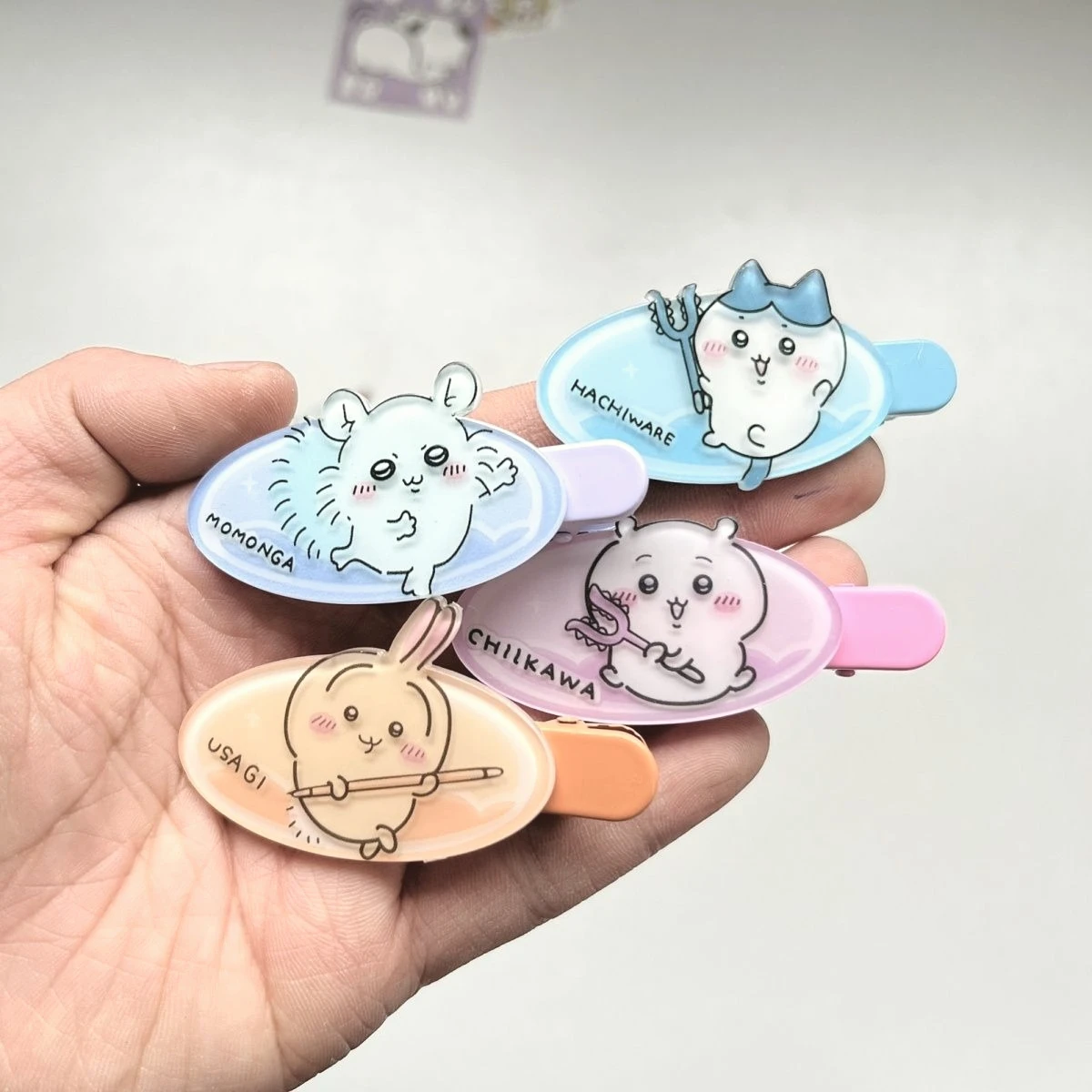 

Chikawas Hair Clips Japanese Anime Cute Hachiware Usagi Hairpin Hair Accessories Gift for Fans Girls