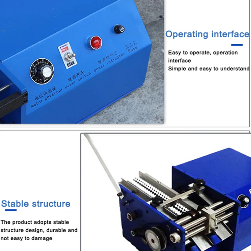 Electric F/U Single-Shape Braided Resistor Forming Machine, Portable Cutting & Molding Equipment for Various Resistors and Diode