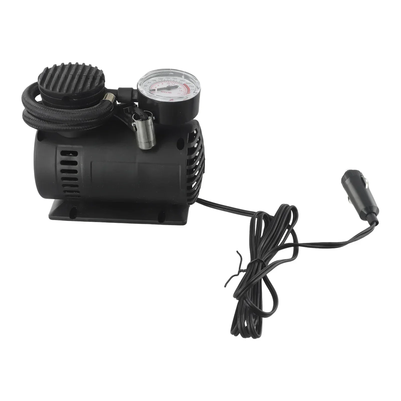 Compresor de aire portátil de 12V y 300 PSI, bomba de neumáticos para coche y camión, inflador de neumáticos eléctrico con calibre, accesorios de bomba inflable para coche
