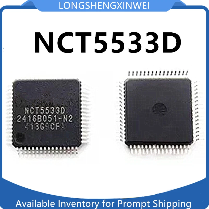 1PCS New Original NCT5533D 5533D QFP64 Laptop IC Chip