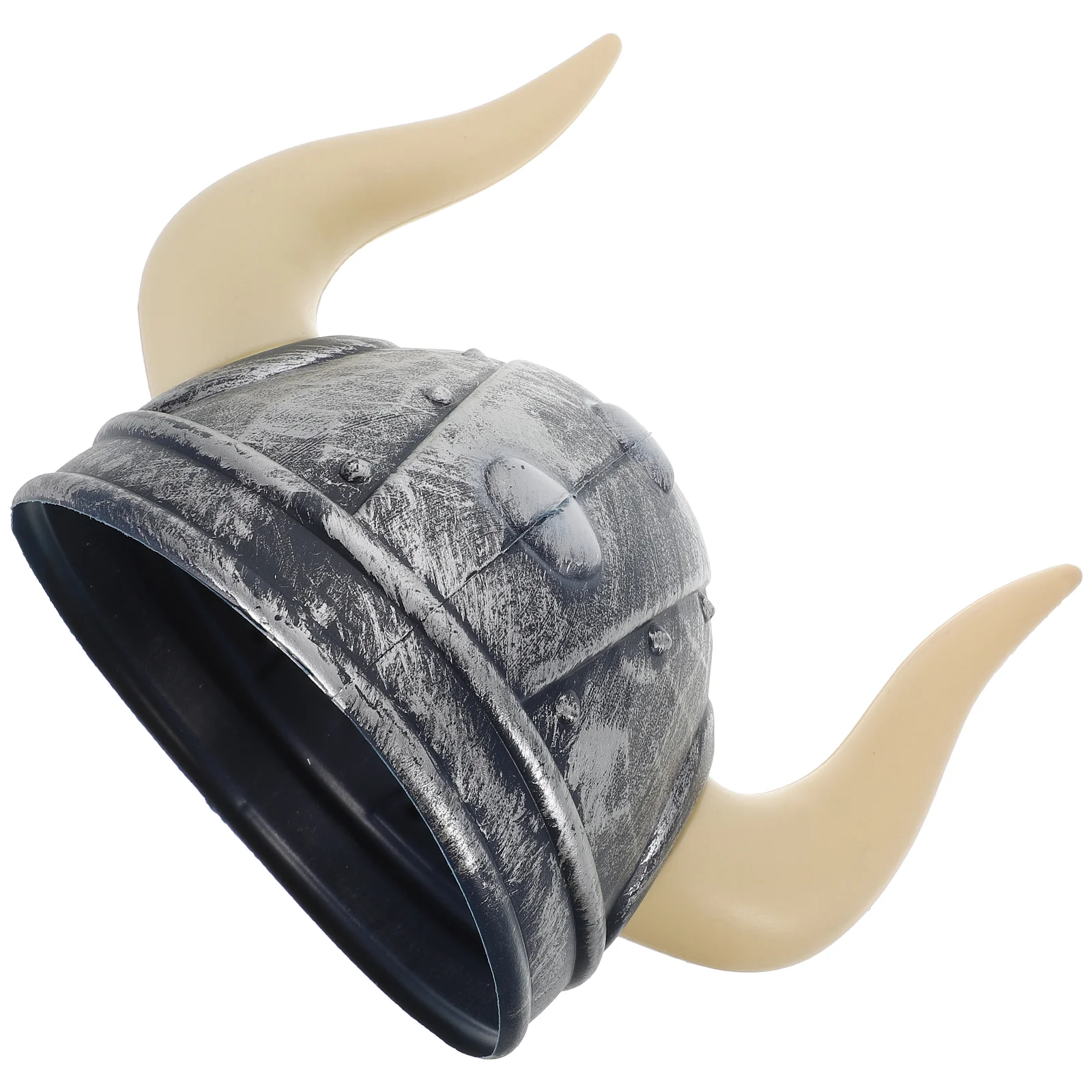 Buffalo Ox Horns Hat Viking Hat Halloween Decoration Props Party Accessory Kids Toys Plaything for Cosplay Costume Party (Golden