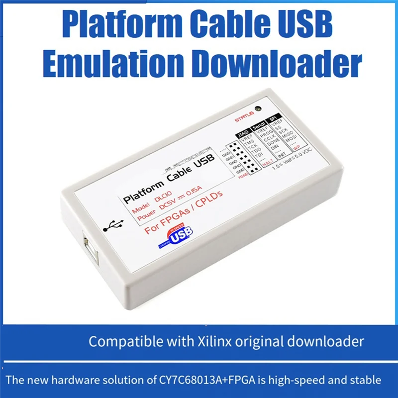 

Платформа-кабель USB-программатор, загрузчик для конфигурации цепей и программирования всех устройств Xilinx, эмулятора