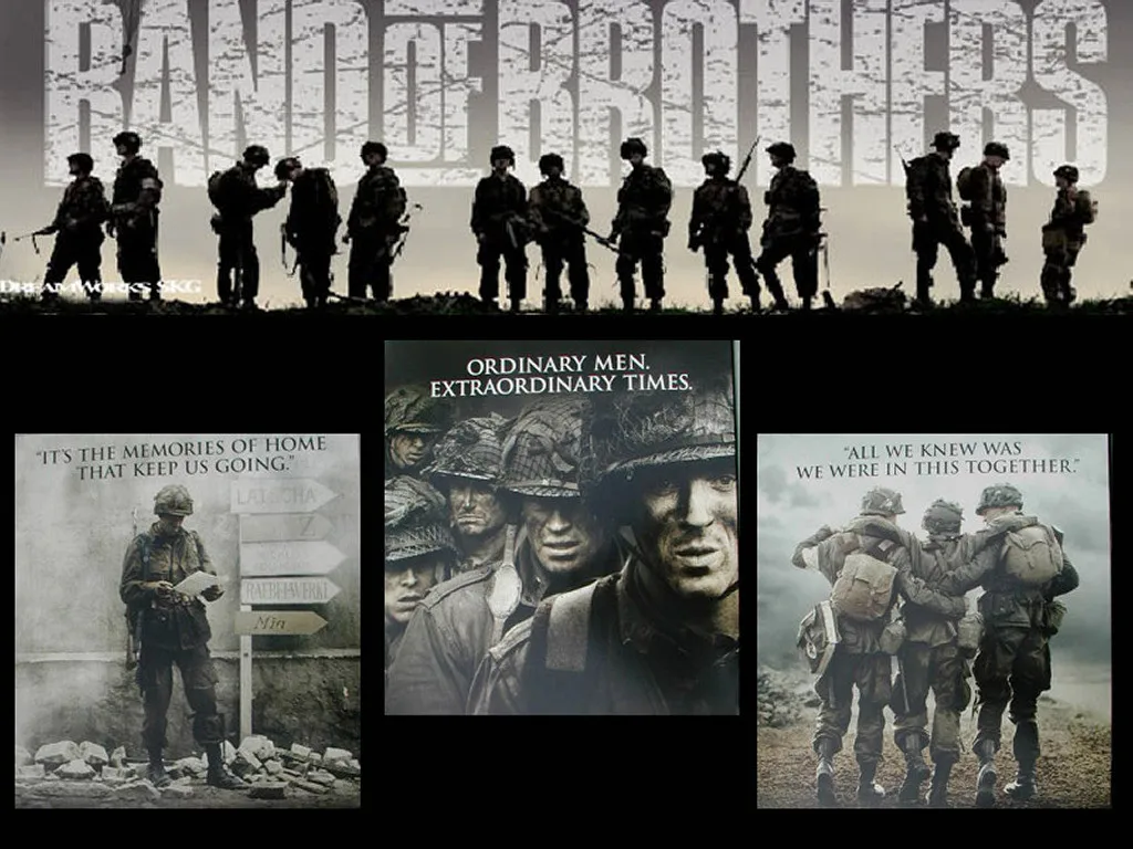 8Style Choose Band Of Brothers Movie, Art Print Silk Poster Home Wall Decor