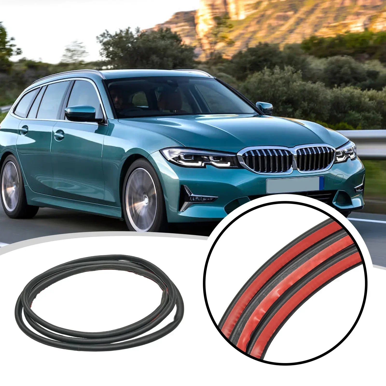 51727278503 Car Body Rubber Sealing Strip Front Door Rubber Seal For BMW 5' F10 F18 LCI 51767182269 Car Accessories