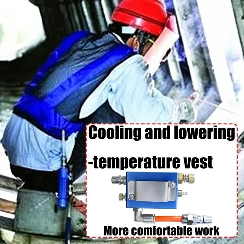 

270D Cooling Vest with Adjustable Air Conditioner Waistcoat Adult Sport Cooling Vest
