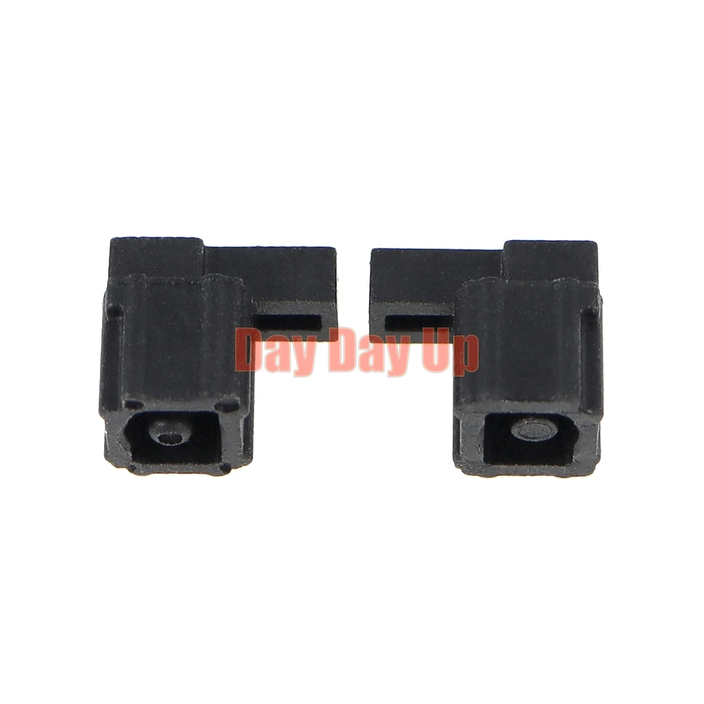 1 مجموعة معدن البلاستيك الأسود اليسار اليمين المنزلق مشبك قفل مزلاج قوس لنينتندو سويتش الفرح كون فضفاض إصلاح مشبك قفل #3