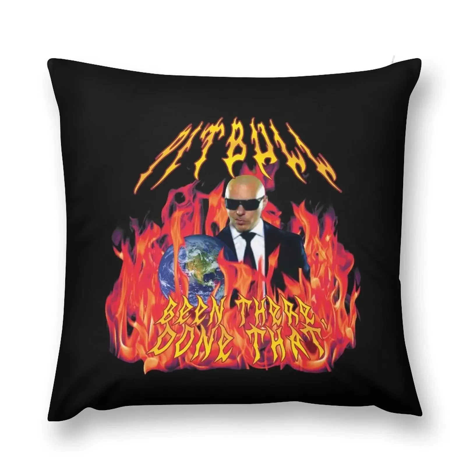 heavy metal pitbull with flames Throw Pillow Cushion Child Cushions For Children luxury sofa pillows pillow