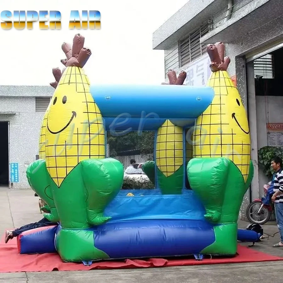 卸売のファミリー向けインフレータブルコーン型トランポリンとインフレータブルキャッスルは、子供の遊び場に最適です。