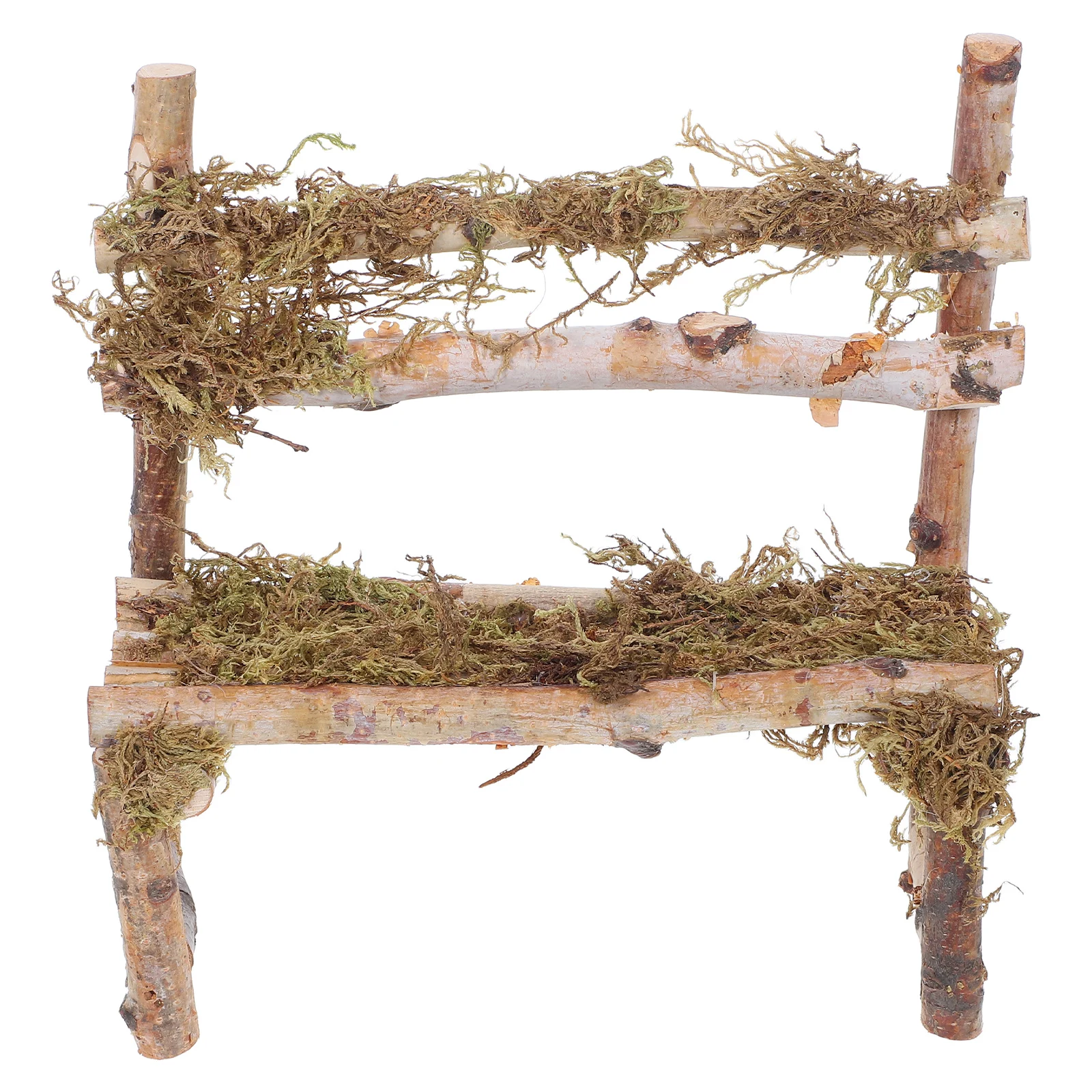 미니 나무 의자 장식품 집 거실 가구 인형 집 정원 테이블 장식 소품