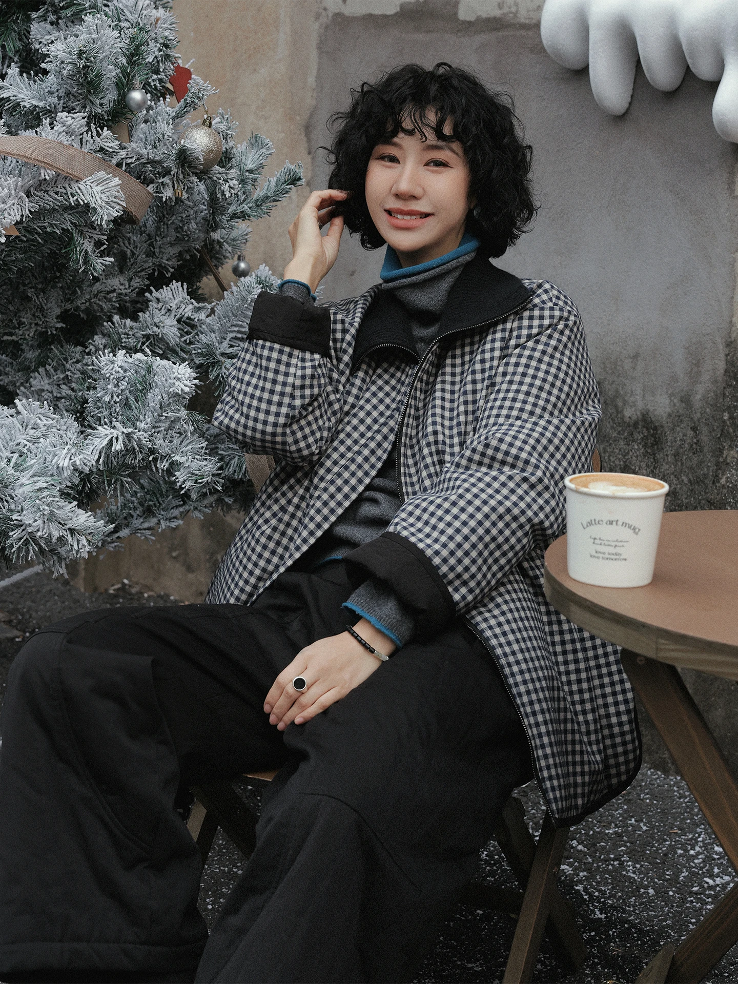 

Двусторонняя куртка с ромбовидным узором из гусиного пуха, утепленная зимняя верхняя одежда, повседневное свободное пальто для женщин