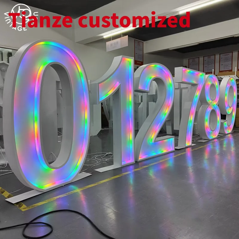 (customized)Large Neon Letters Outdoor Letter Sign Marquee Lights Factory Custom Outdoor Metal Led Marquee Letters