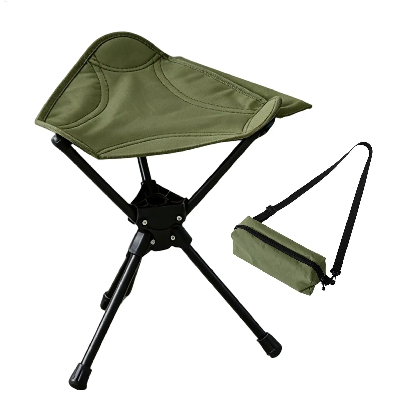 Travel Folding Stool Lightweight Foldable Chair Portable Seat Stool for Camping Hiking Fishing Gardening Picnic Travel