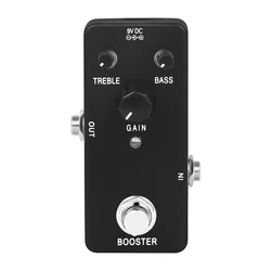 IRIN XG-7 Pure Booster Guitar Effect Pedal Booster Gain Fader Effect True Bypass Pedal Adjustable Knobs Electric Guitar Parts