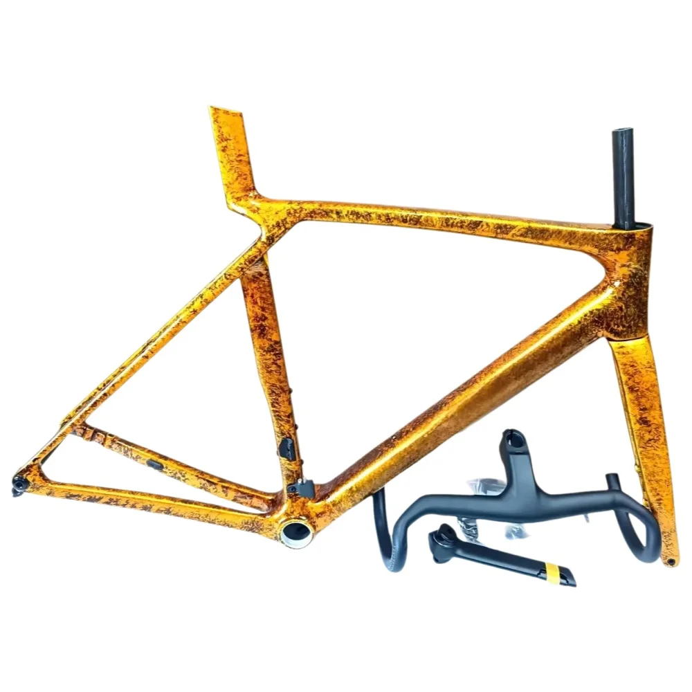 AliExpress SODOSIN 25 Colors SLR9 GEN8 Road Carbon Bike Frame T1100 UD Carbon Frameset T47 Disc Brake Frame+Handlebar Custom Logo