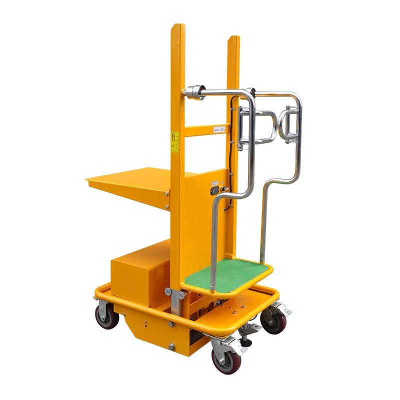 Electric High-Reach Order Picking Truck, Order Picker, 60Ah Lift, Light-Duty Mobile Platform Loading and Unloading V(Customized)