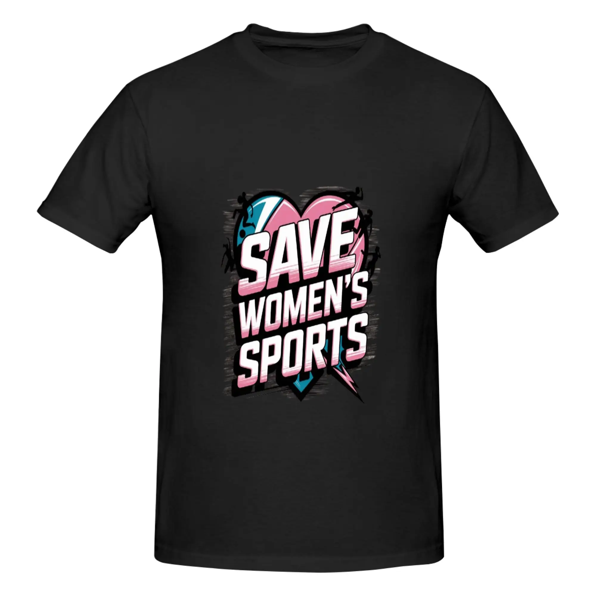 Camiseta masculina estampada Funny Save Women s Sports - Empoderando a igualdade atlética feminina, camiseta unissex essencial