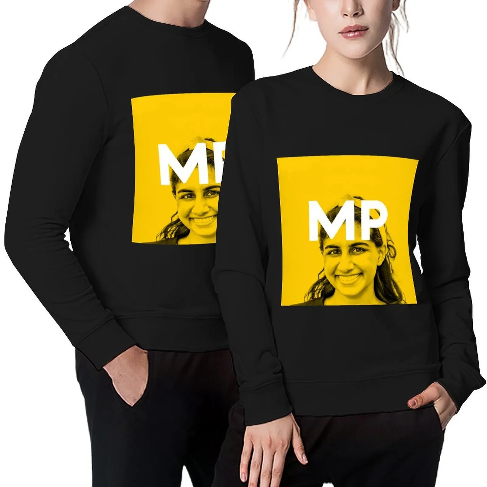 

Happy New Year Monica Padman Cute Retro Vintage MP Pullover men clothing blouse men's clothing men sweatshirt