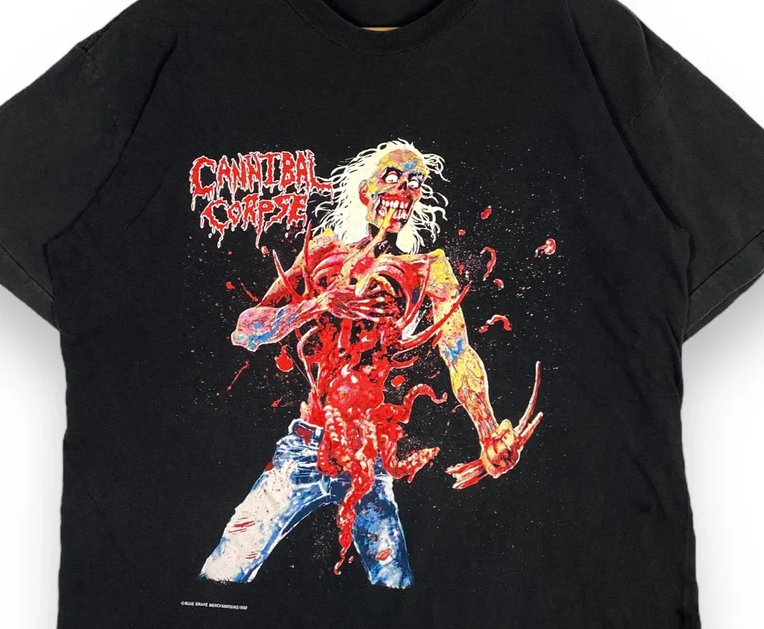 

Редкая винтажная футболка Cannibal Corpse Band Eaten Back To Life, европейский тур, 1992 г.