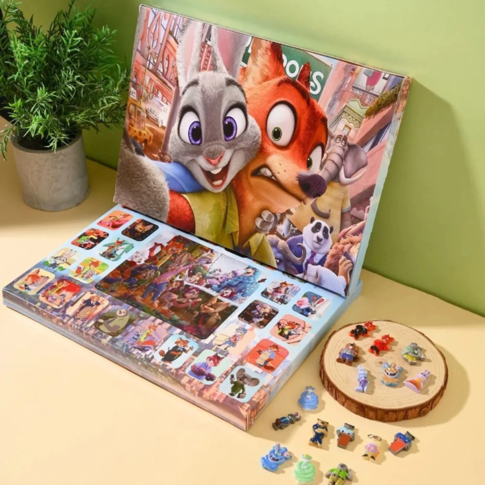 

Disney Zootopia 40 шт./1 коробка слепая коробка серии аниме фигурки украшения куклы фанаты детский подарок на день рождения случайная слепая коробка