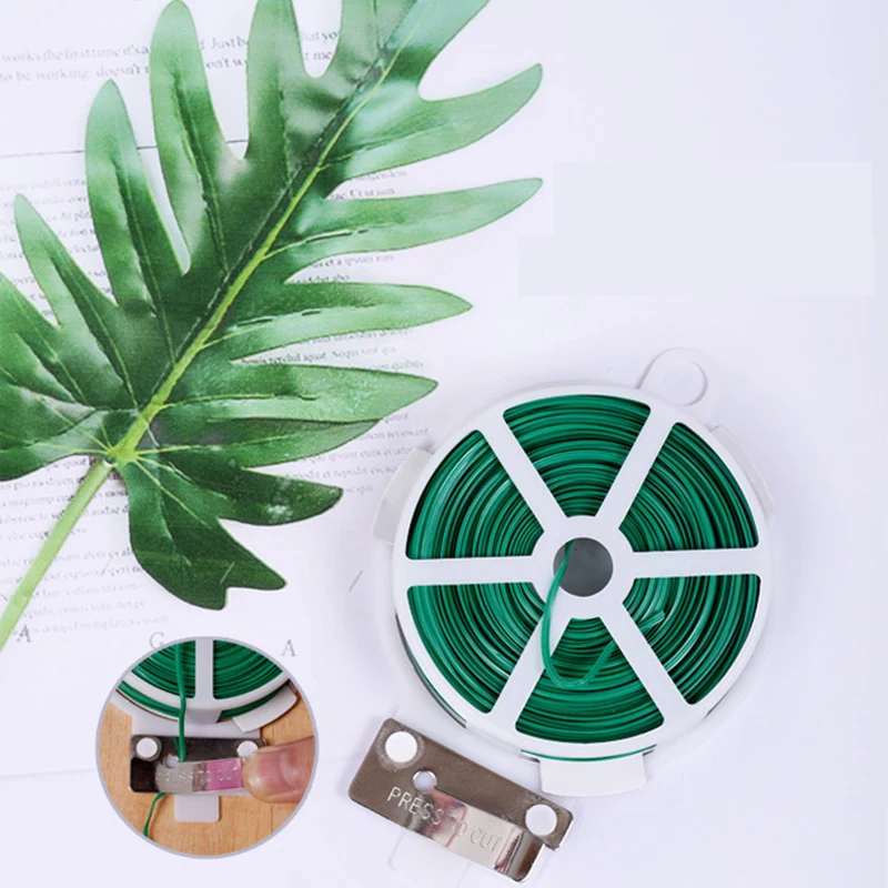 Twist Tie Cable Ties with Cutter Garden Plant Ties Reusable for Plants Gardening Tomatoes Garden Twist Ties Flowers Climbing
