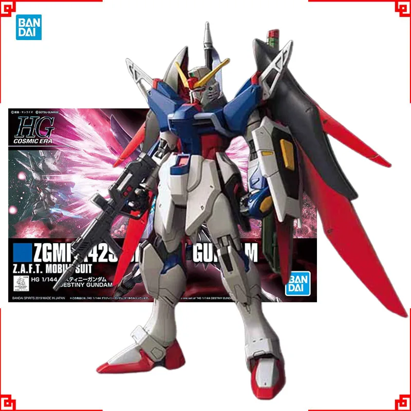 

Bandai Gundam Model Kit HG Destiny Action Figure Gunpla Building Kit Gundam Collectibles Anime Figures Toys For Boys Gift