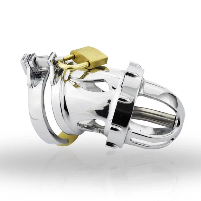 Male Chastity Device Cock Cage With Urethra Catheterand Erotic Bondage Chastity Belt Cock Cage Penis Ring Virginity Lock For Men