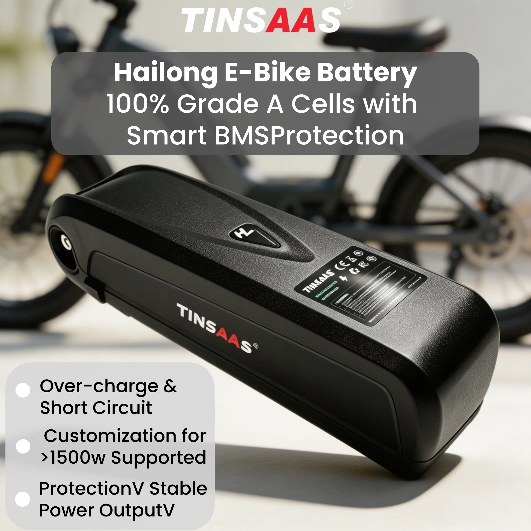 60V 50Ah Electric Scooter Battery - Hailong Electric Bike Battery Pack 36V
