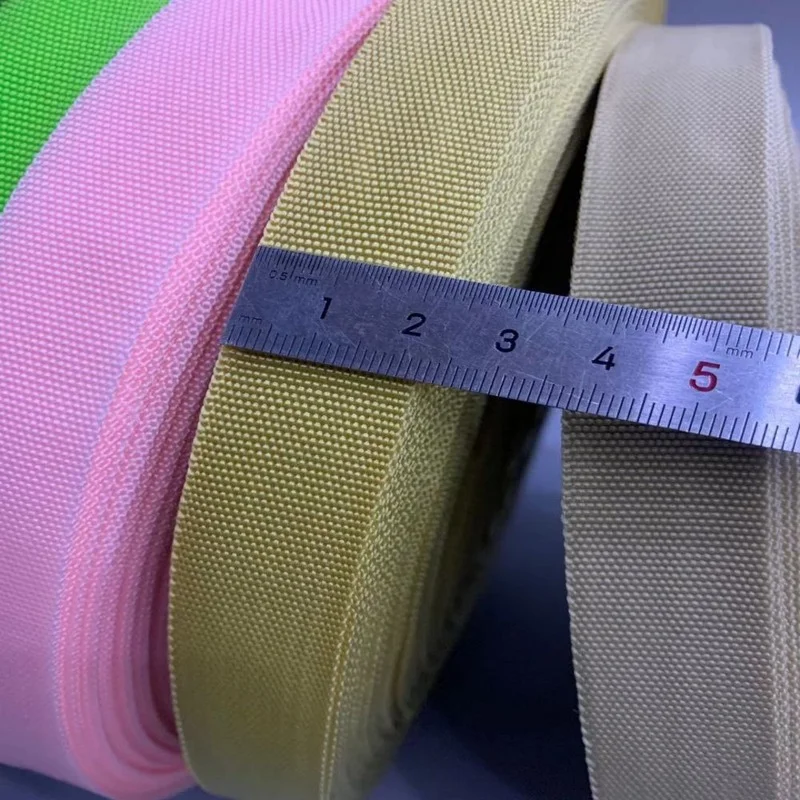 100m/lot 2.2cm 600D Plain Edging Ribbons for Crafts Fabric PP Polypropylene  Hair Bow Making Supplies Clothing Accessory