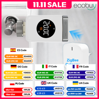 Tuya Smart Zigbee thermostatic Radiator Valve Zigbee Thermostatic Valve Head Temperature Controller Home Heater Alexa Google