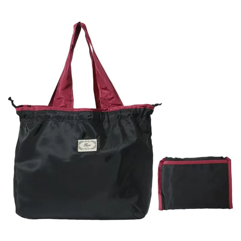 

Ultra Lightweight & Compact Grocery Bag - Fold into Pocket, Eco-Friendly Shopping Tote with Zipper